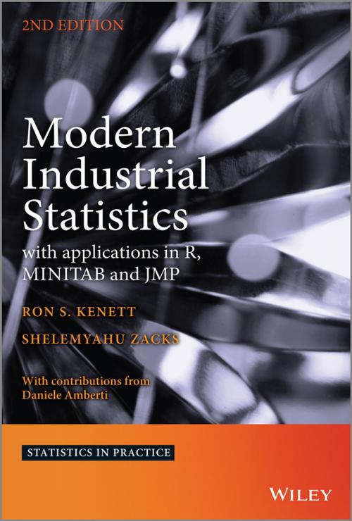 Cover of the book Modern Industrial Statistics by Shelemyahu Zacks, Daniele Amberti, Ron S. Kenett, Wiley