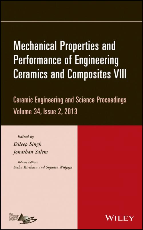 Cover of the book Mechanical Properties and Performance of Engineering Ceramics and Composites VIII by Soshu Kirihara, Sujanto Widjaja, Wiley