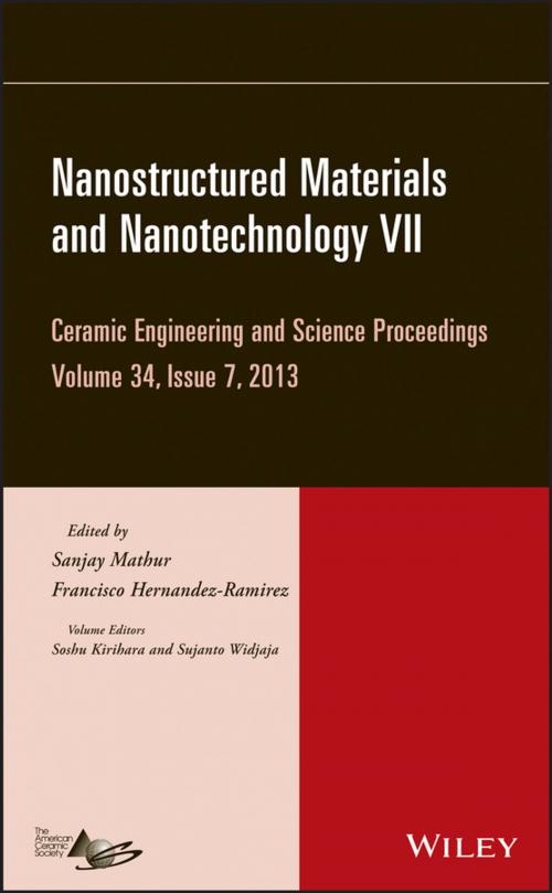 Cover of the book Nanostructured Materials and Nanotechnology VII by Soshu Kirihara, Sujanto Widjaja, Wiley
