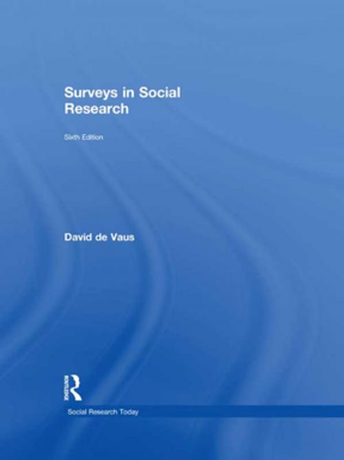 Cover of the book Surveys In Social Research by David De Vaus, David de Vaus, Taylor and Francis
