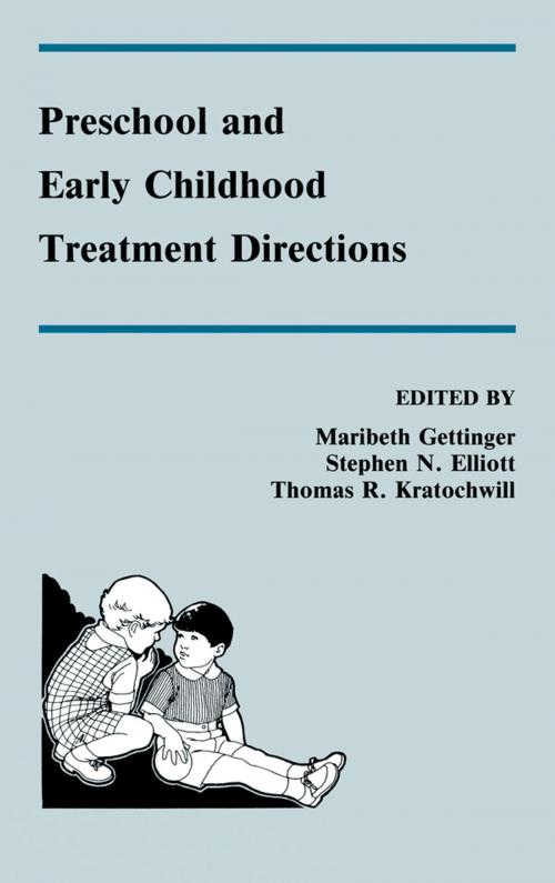 Cover of the book Preschool and Early Childhood Treatment Directions by , Taylor and Francis