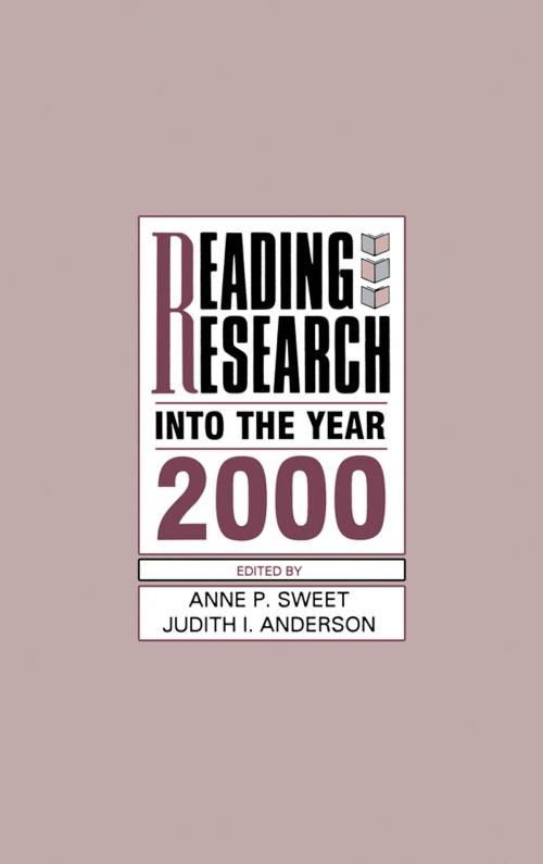Cover of the book Reading Research Into the Year 2000 by , Taylor and Francis