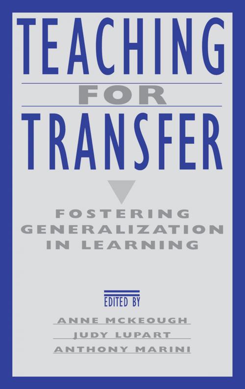 Cover of the book Teaching for Transfer by , Taylor and Francis