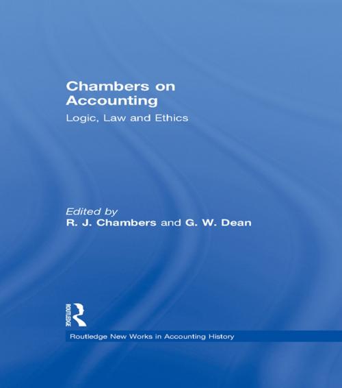 Cover of the book Chambers on Accounting by R.J. Chambers, Graeme W. Dean, Taylor and Francis
