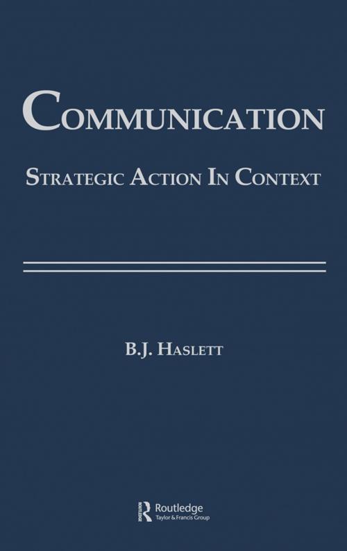 Cover of the book Communication by Beth Bonniwell Haslett, Taylor and Francis