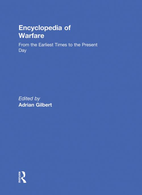 Cover of the book Encyclopedia of Warfare by , Taylor and Francis