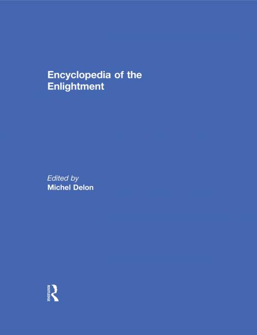 Cover of the book Encyclopedia of the Enlightenment by , Taylor and Francis