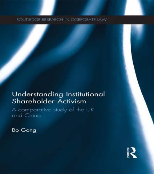 Cover of the book Understanding Institutional Shareholder Activism by Bo Gong, Taylor and Francis