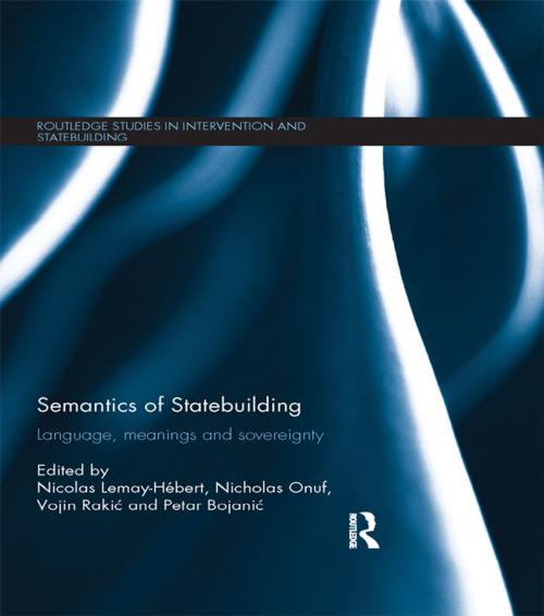 Cover of the book Semantics of Statebuilding by , Taylor and Francis