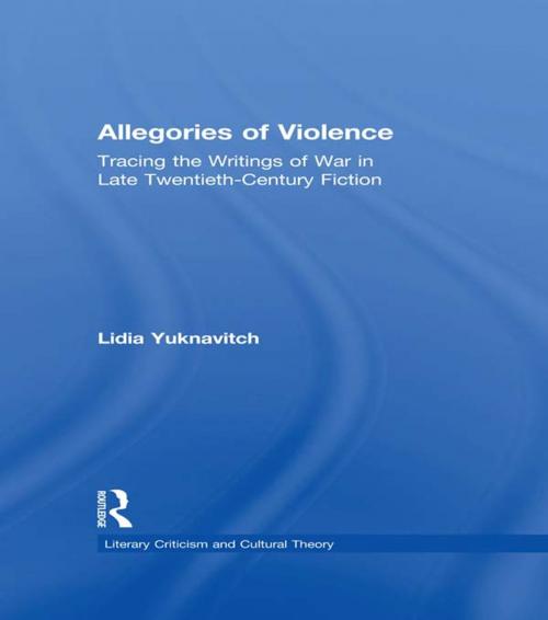 Cover of the book Allegories of Violence by Lidia Yuknavitch, Taylor and Francis