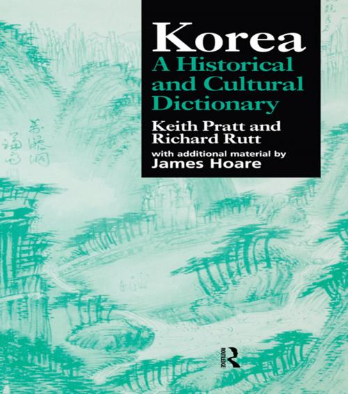 Cover of the book Korea by Keith Pratt, Richard Rutt, Taylor and Francis