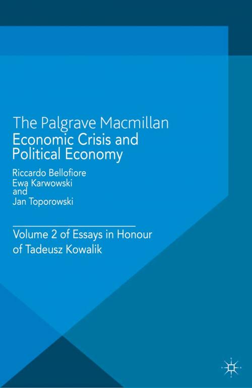 Cover of the book Economic Crisis and Political Economy by , Palgrave Macmillan UK