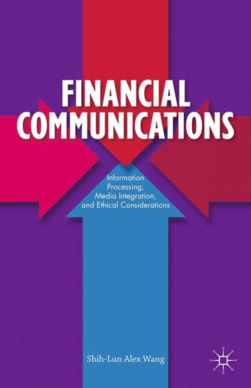 Cover of the book Financial Communications by S. Wang, Palgrave Macmillan US