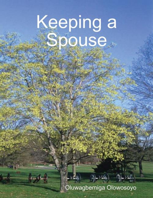 Cover of the book Keeping a Spouse by Oluwagbemiga Olowosoyo, Lulu.com