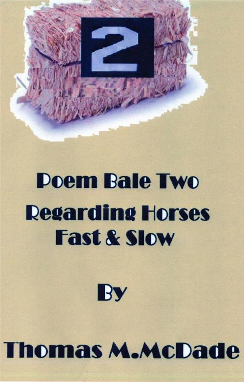 Cover of the book Poem Bale Two Regarding Horses Fast and Slow by Thomas M. McDade, Thomas M. McDade
