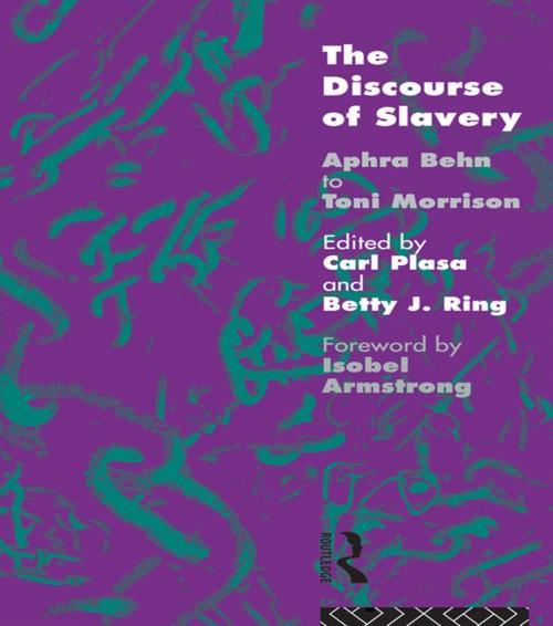 Cover of the book The Discourse of Slavery by , Taylor and Francis