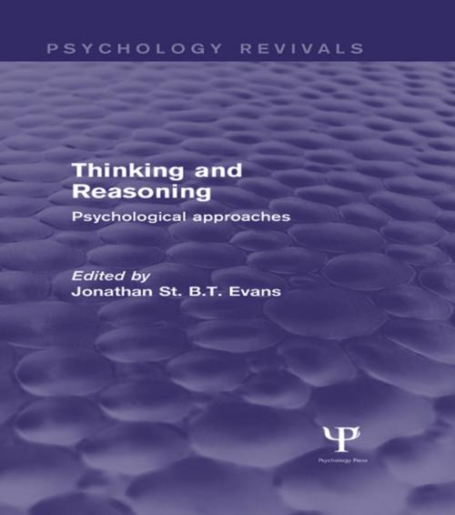 Cover of the book Thinking and Reasoning (Psychology Revivals) by , Taylor and Francis