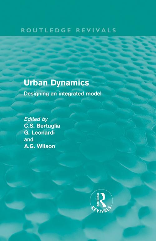 Cover of the book Urban Dynamics by C.S. Bertuglia, Taylor and Francis