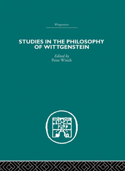 Cover of the book Studies in the Philosophy of Wittgenstein by , Taylor and Francis