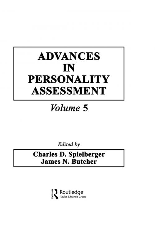 Cover of the book Advances in Personality Assessment by , Taylor and Francis