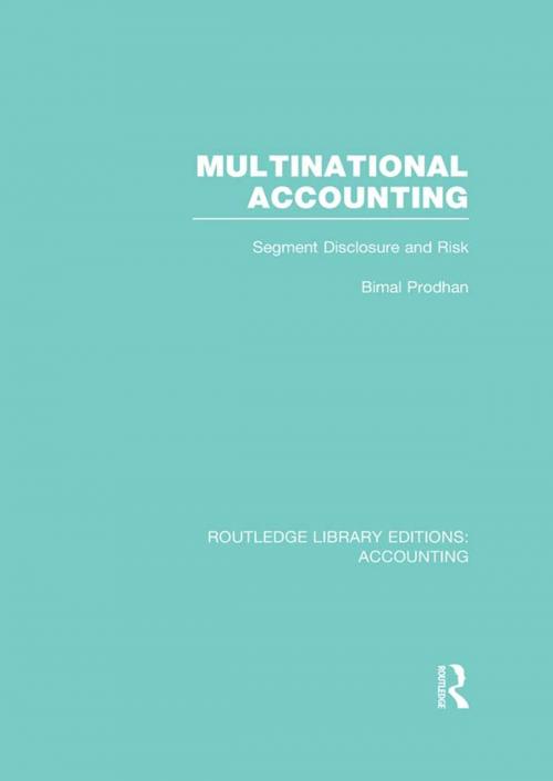 Cover of the book Multinational Accounting (RLE Accounting) by Bimal Prodhan, Taylor and Francis