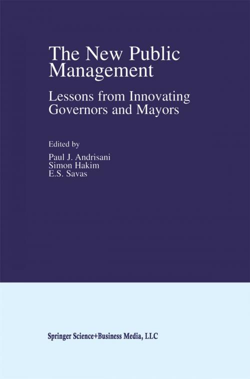 Cover of the book The New Public Management by , Springer US
