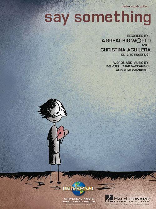 Cover of the book Say Something Sheet Music by Christina Aguilera, Great Big World, Hal Leonard