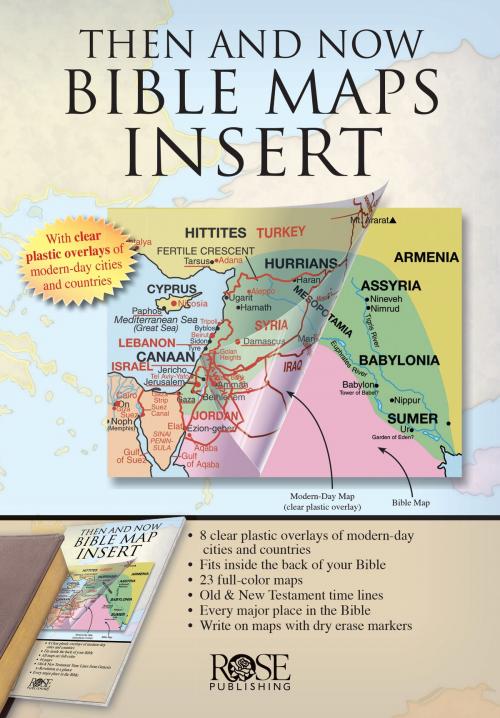 Cover of the book Rose Bible Map Insert by Rose Publishing, Rose Publishing, Inc.
