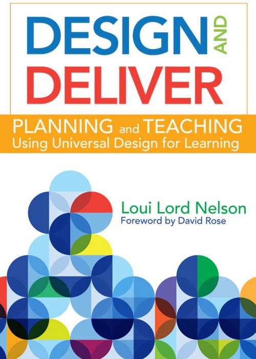 Cover of the book Design and Deliver by Loui Lord Nelson, Ph.D., Brookes Publishing