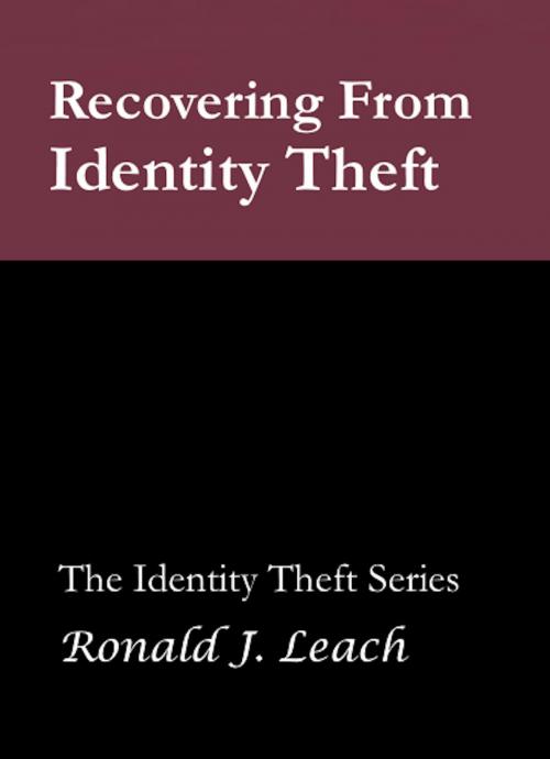 Cover of the book Recovering From Identity Theft by Ronald J. Leach, AfterMath