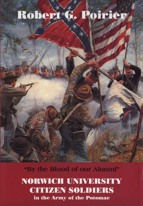 Cover of the book "By the Blood of Our Alumni" by Robert Poirier, Savas Publishing