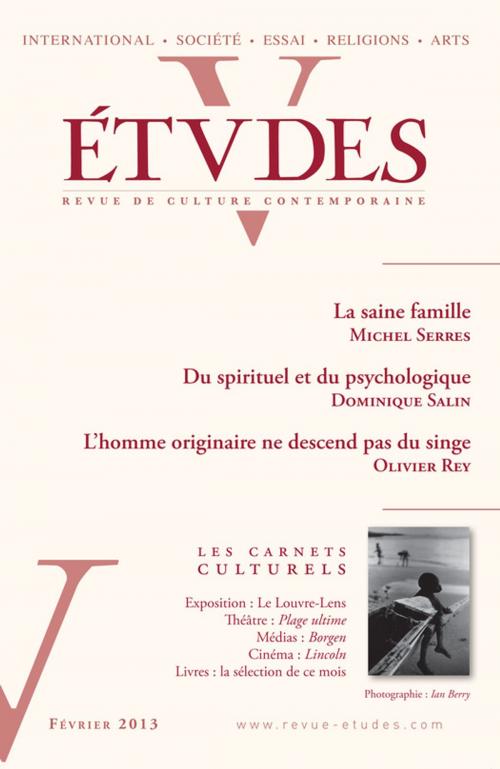 Cover of the book Etudes Février 2013 by Collectif, SER