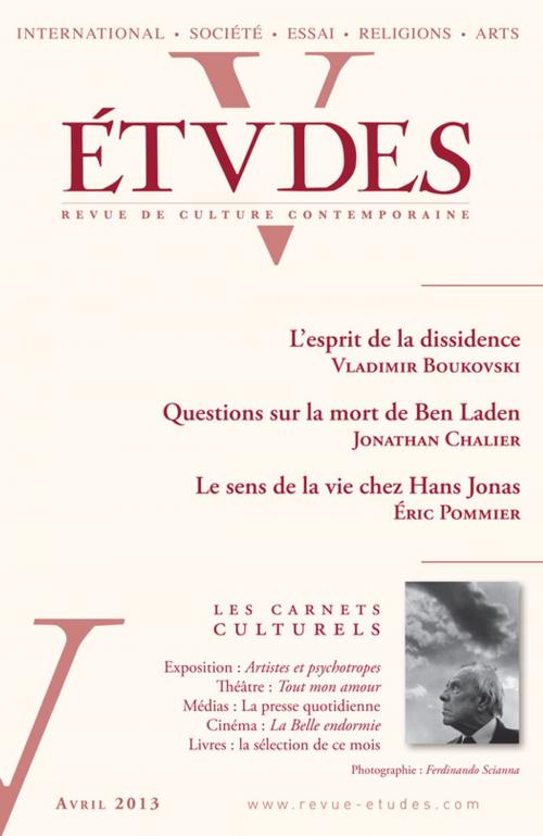 Cover of the book Etudes Avril 2013 by Collectif, SER