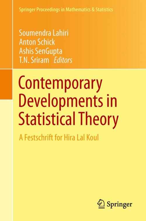 Cover of the book Contemporary Developments in Statistical Theory by , Springer International Publishing