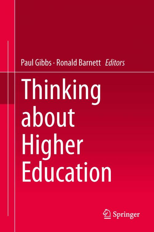 Cover of the book Thinking about Higher Education by , Springer International Publishing