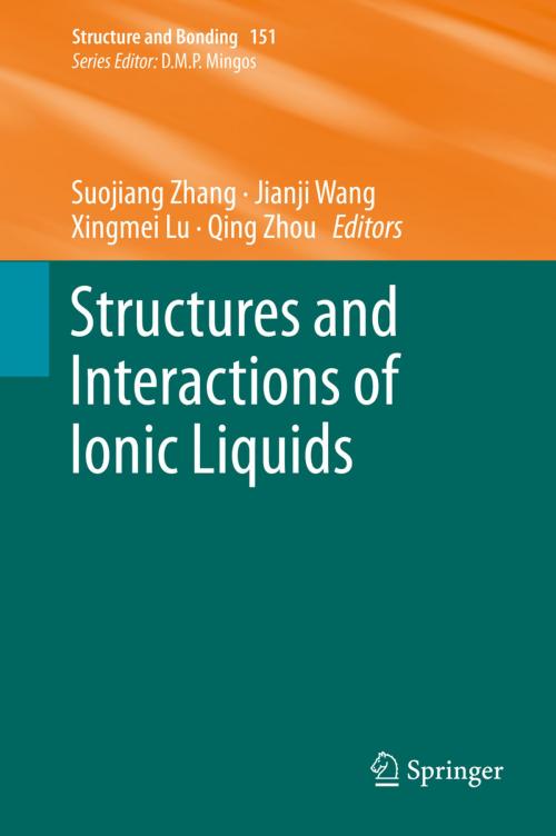 Cover of the book Structures and Interactions of Ionic Liquids by , Springer Berlin Heidelberg