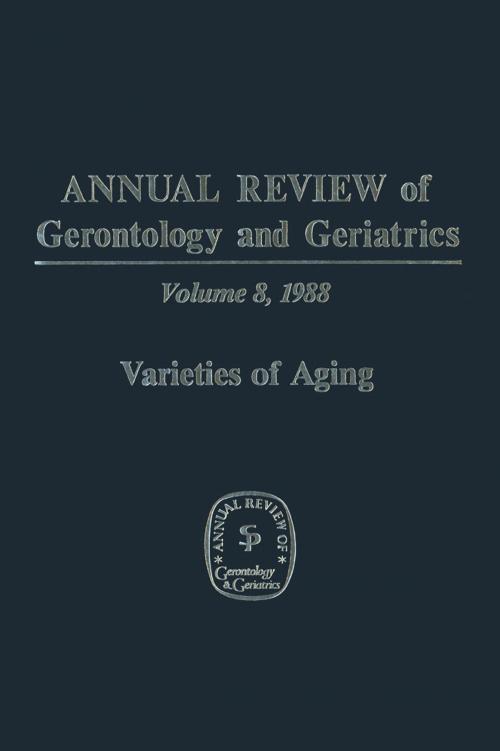 Cover of the book Annual Review of Gerontology and Geriatrics by , Springer Berlin Heidelberg