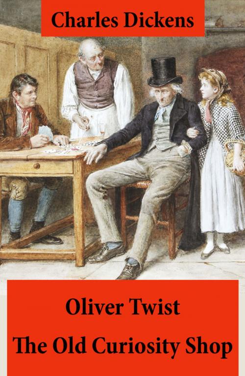 Cover of the book Oliver Twist + The Old Curiosity Shop by Charles  Dickens, e-artnow