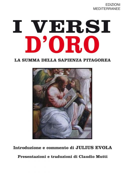 Cover of the book I Versi d'Oro by Julius Evola, Edizioni Mediterranee