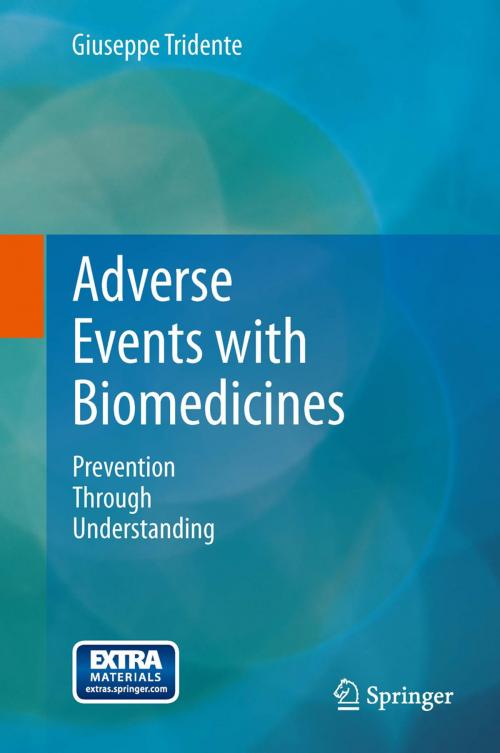 Cover of the book Adverse Events with Biomedicines by Giuseppe Tridente, Springer Milan