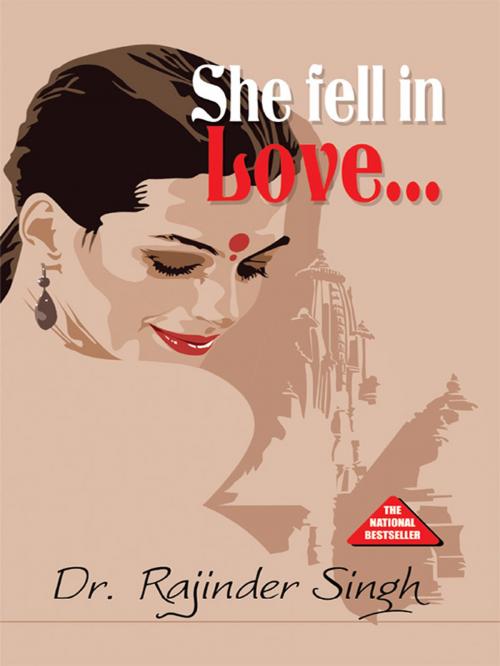 Cover of the book She Fell in Love.... by Rajinder Singh, Diamond Pocket Books (P) Ltd.
