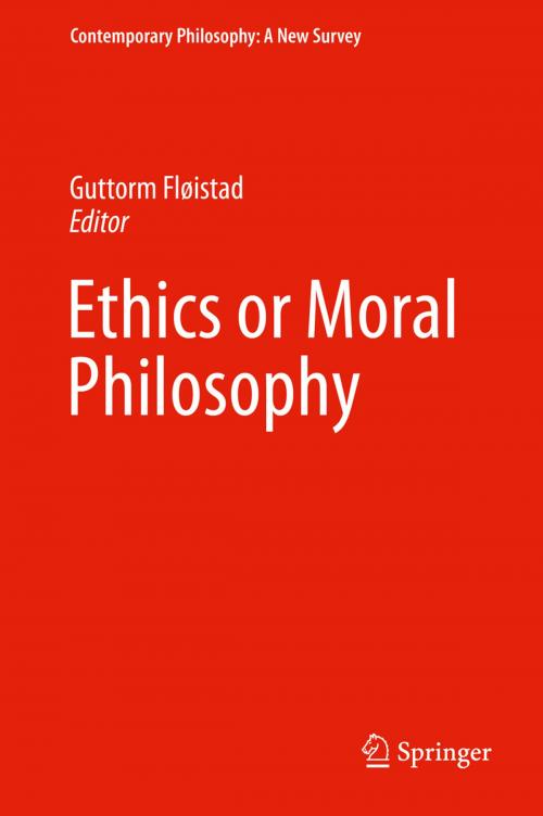 Cover of the book Ethics or Moral Philosophy by , Springer Netherlands