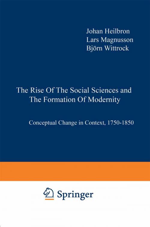Cover of the book The Rise of the Social Sciences and the Formation of Modernity by , Springer Netherlands