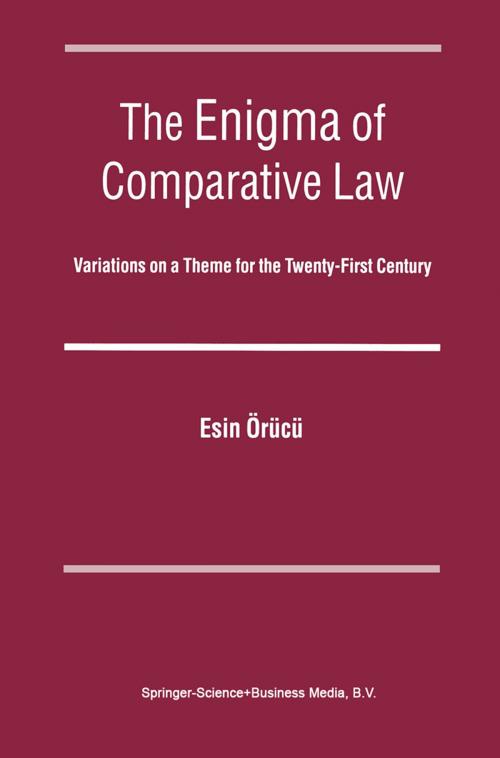 Cover of the book The Enigma of Comparative Law by Esin Örücü, Springer Netherlands