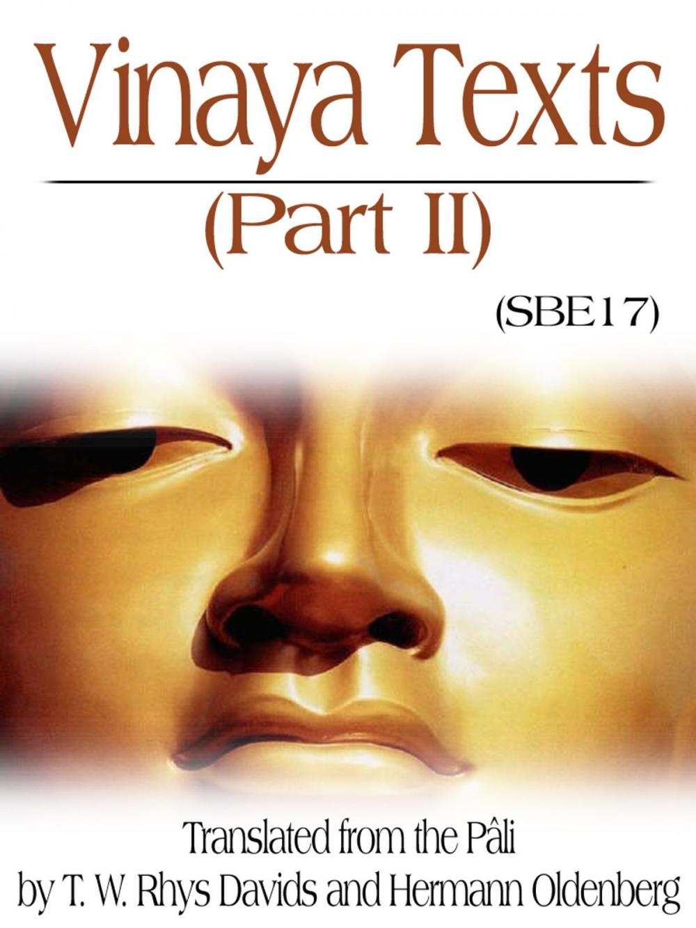 Big bigCover of Vinaya Texts-Part II