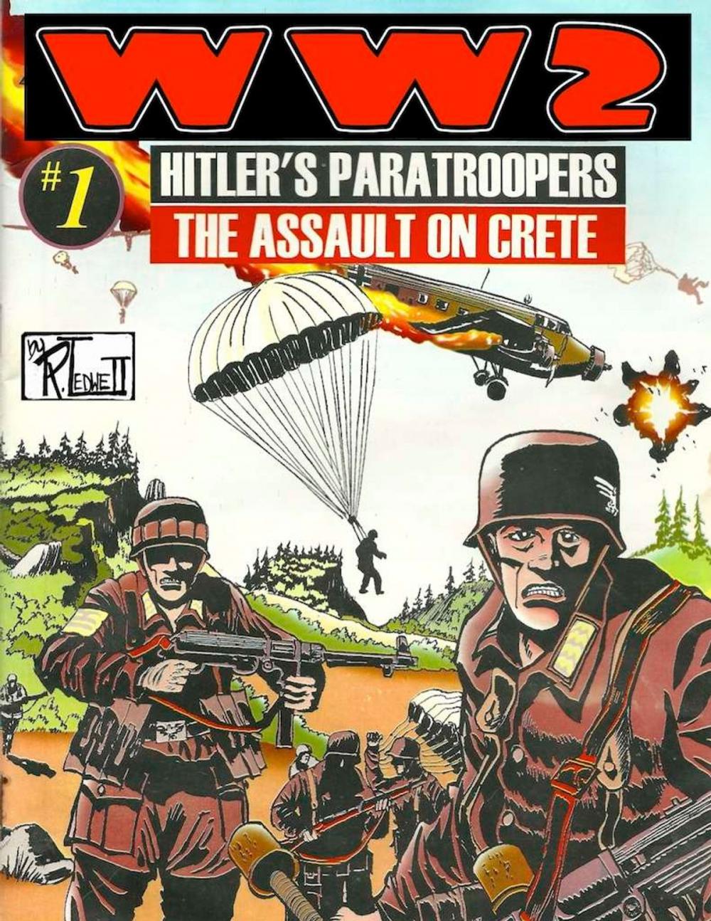 Big bigCover of World War 2 Hitler's Paratroopers The Assault on Crete