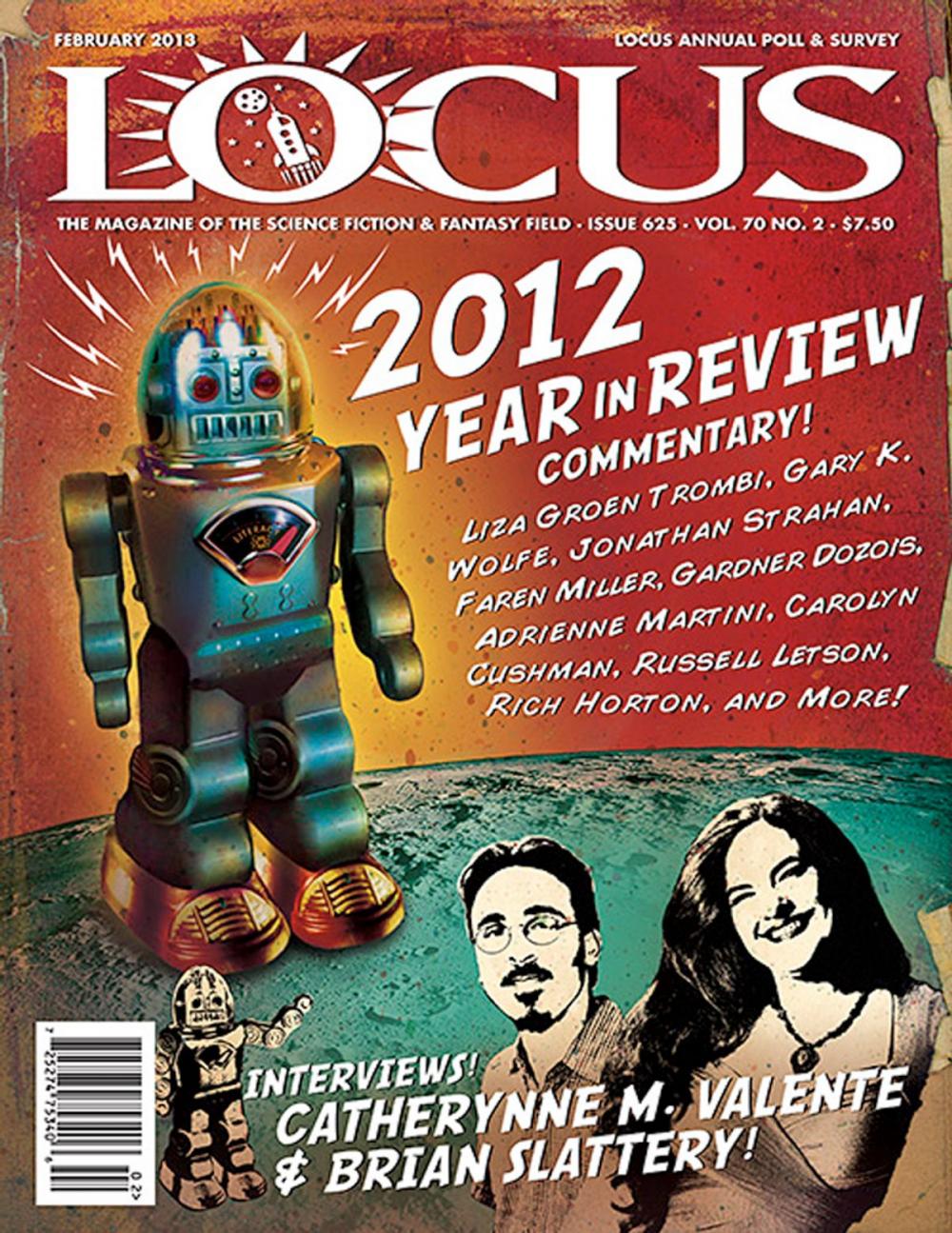 Big bigCover of Locus Magazine, Issue 625, February 2013