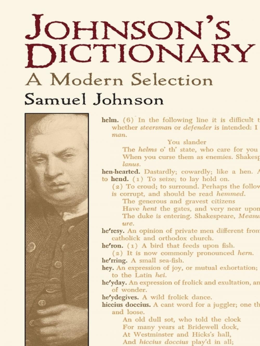 Big bigCover of Johnson's Dictionary