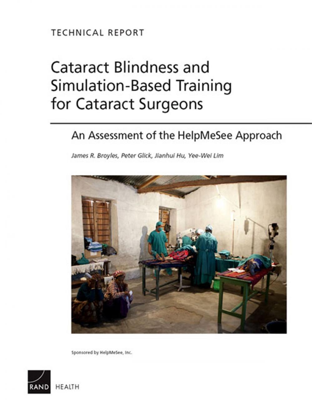 Big bigCover of Cataract Blindness and Simulation-Based Training for Cataract Surgeons