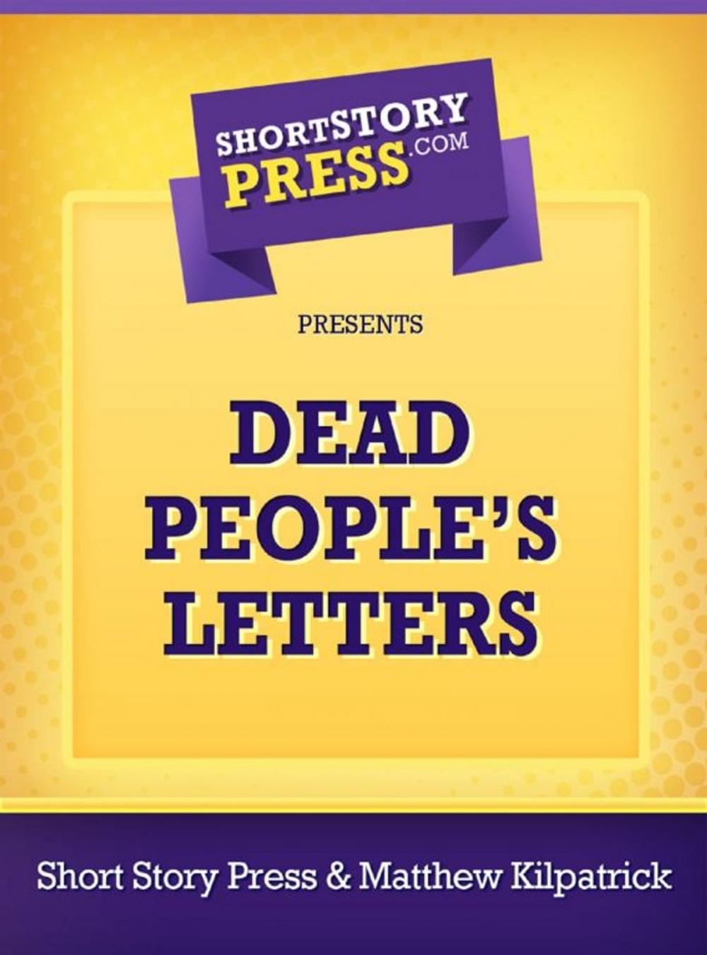 Big bigCover of Dead People's Letters